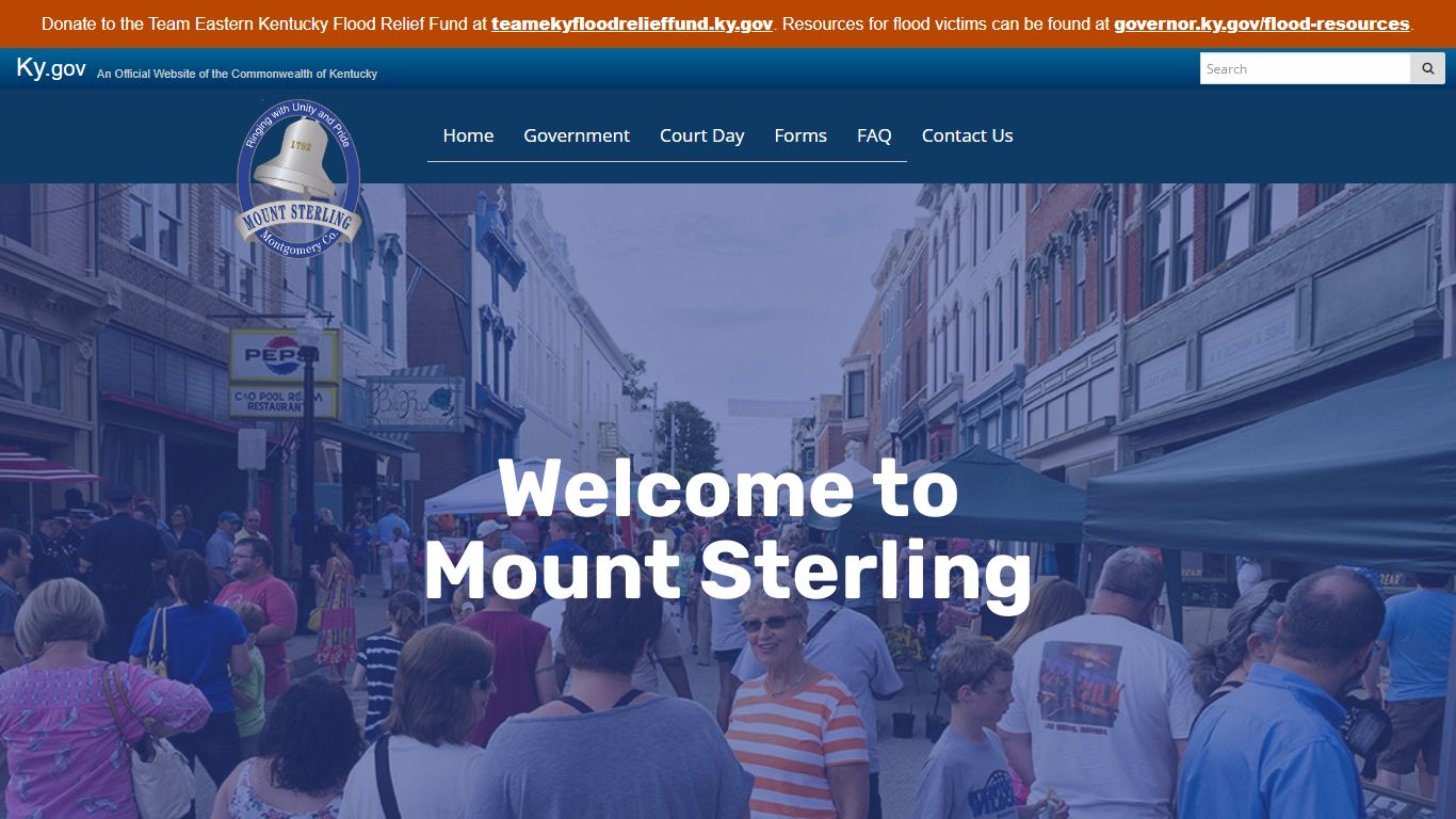 Offical page for the City of Mount Sterling, Kentucky - Mount Sterling