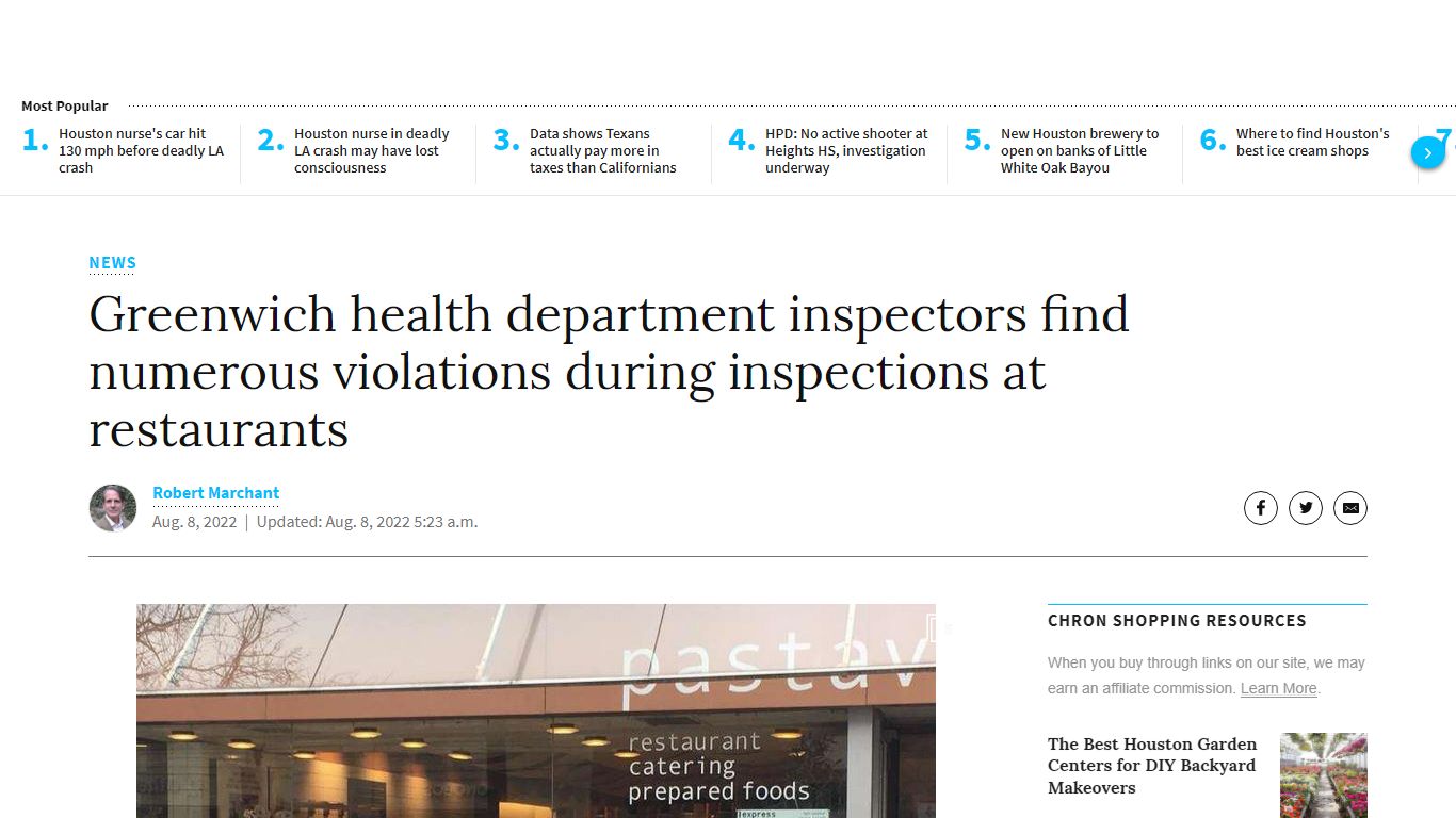 Greenwich health department inspectors find numerous violations during ...